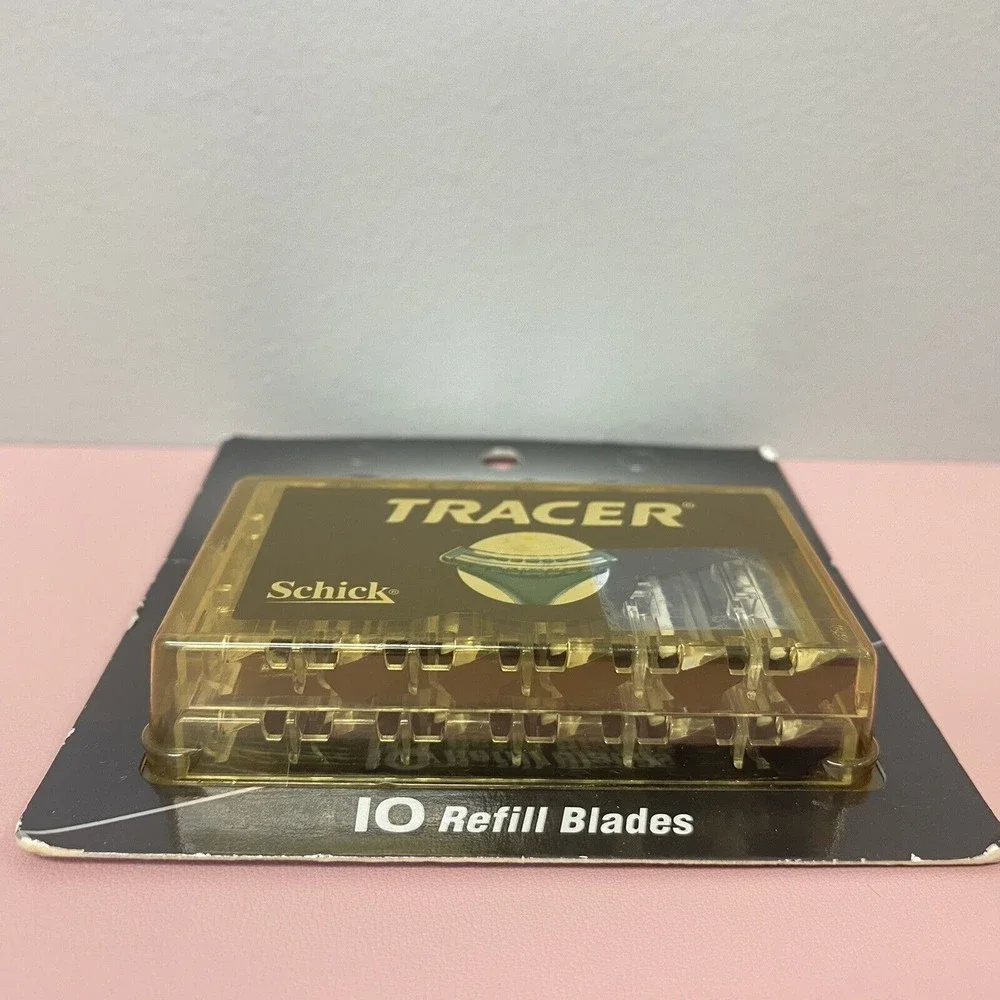 SCHICK TRACER 10 Refill Blades Lubricating Comfort Strip Flexible Blades NEW‎